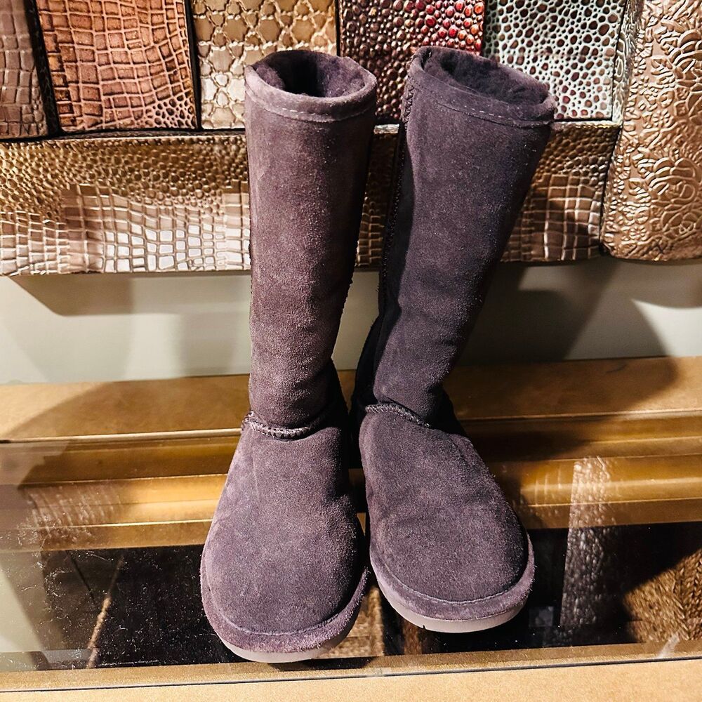 Bearpaw Brown Suede Tall Boots Size 6